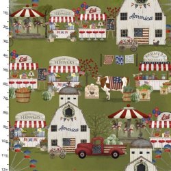 HOMETOWN AMERICA from 3 WISHES FABRIC