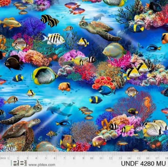 UNDERWATER FANTASY FROM P & B TEXTILES