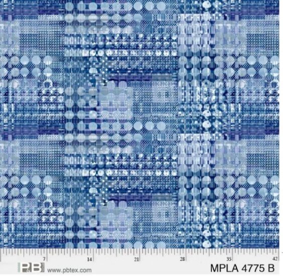 MOD PLAID WIDEBACK FROM P&B TEXTILES