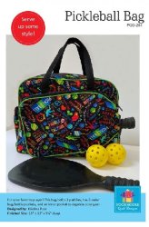 PICKLEBALL BAG PURSE PATTERN FROM POOR HOUSE DESIGNS