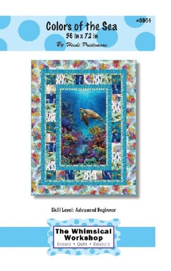 COLORS OF THE SEA QUILT PATTERN FROM QUILTING RENDITIONS