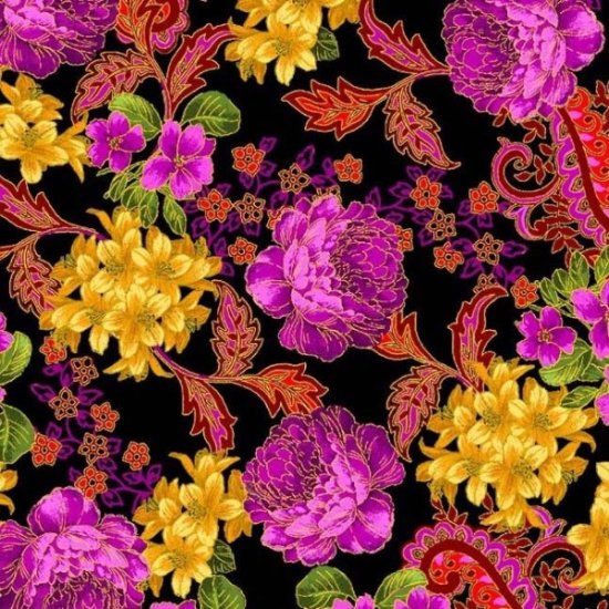 OPULENT FLORALS FROM MICHAEL MILLER FABRICS