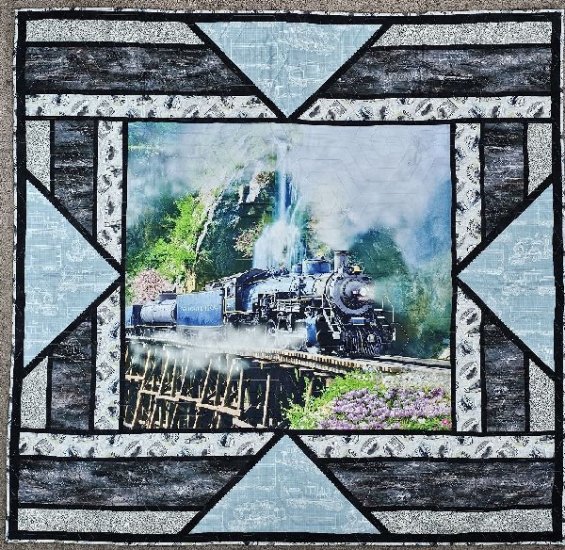 Steam Train Quilt Kit