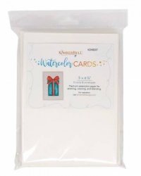 KIMBERBELL PREMIUM WATERCOLOR CARDS AND ENVELOPES 5" X 6 7/8"