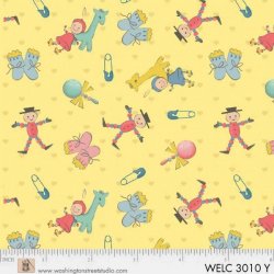 WELCOME BABY FROM P&B TEXTILES - WELC3010-Y