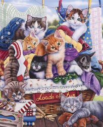 LOADS OF FUN CATS FROM DAVID TEXTILES