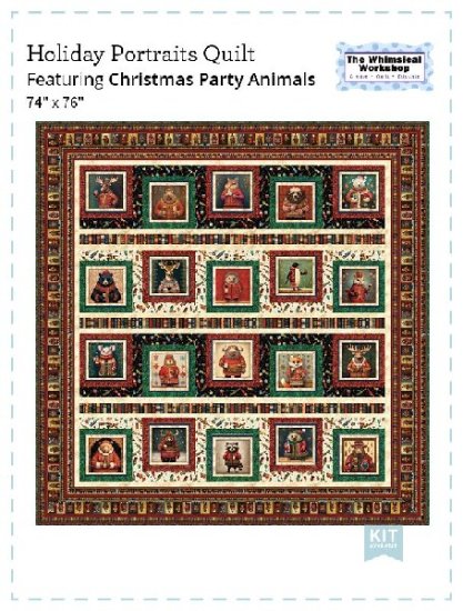 HOLIDAY PORTRAITS QUILT PATTERN FROM THE WHIMSICAL WORKSHOP