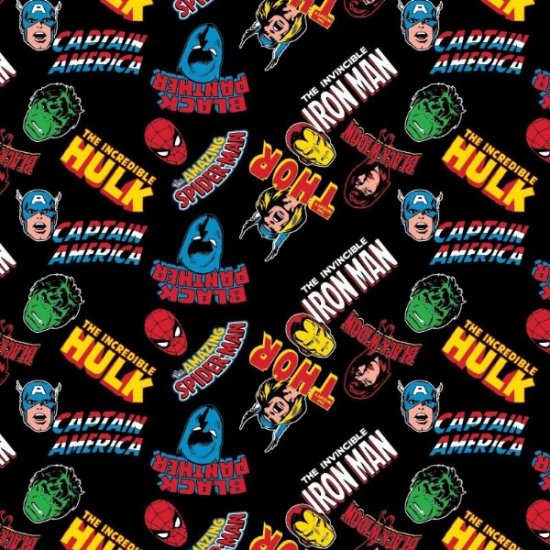 MARVEL COMICS IV FROM CAMELOT FABRICS