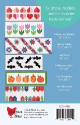 MODERN HOLIDAY TABLE RUNNERS PATTERN FROM CLUCK CLUCK SEW