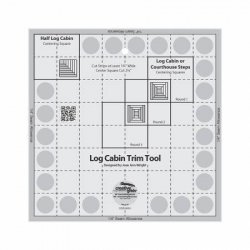 Creative Grids Log Cabin Trim Tool for 8in Finished Blocks Quilt
