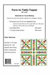 Farm-to-Table Topper & quilt pattern