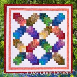 COTTON RAINBOW PATTERN FROM COZY QUILT DESIGNS