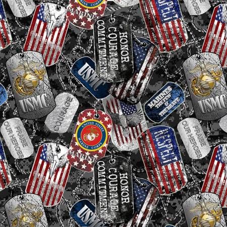 MILITARY PRINTS DOG TAGS FROM SYKEL ENTERPRISES