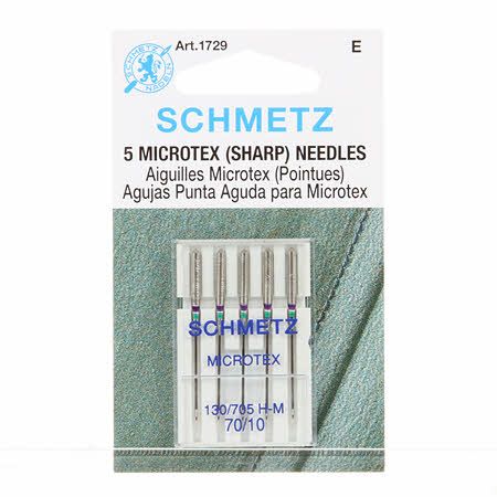 SCHMETZ Sewing Machine Needles MICROTEX (SHARP)