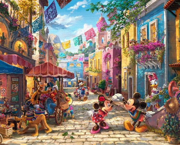 DISNEY DREAMS BY THOMAS KINKADE FOR DAVID TEXTILES