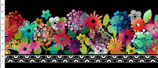 GROOVY GARDEN BY JASON YENTER FROM IN THE BEGINNING FABRICS