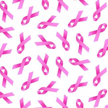 BREAST CANCER RIBBON FABRIC FROM ELIZABETH\\\'S STUDIO