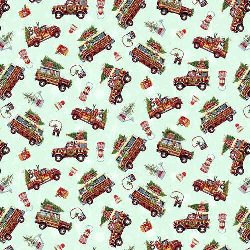 SNOW DOG EXPRESS FROM STUDIO E FABRICS