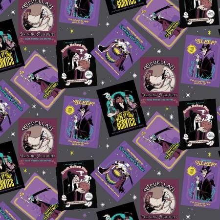 DISNEY VILLIANS FROM CAMELOT FABRICS