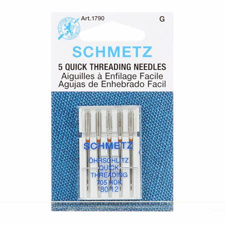 SCHMETZ Sewing Machine Needles QUICK THREADING