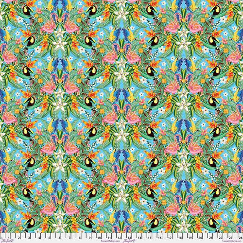 RISING JUNGLE BY CATALINA ESTRADA FOR FREE SPIRIT FABRICS