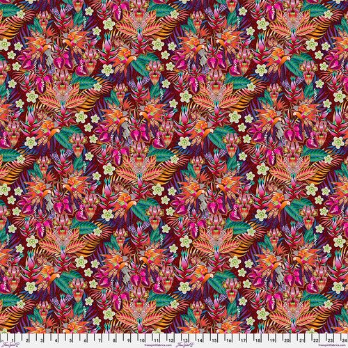 RISING JUNGLE BY CATALINA ESTRADA FOR FREE SPIRIT FABRICS