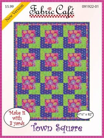 TOWN SQUARE QUILT PATTERN BY FABRIC CAFE