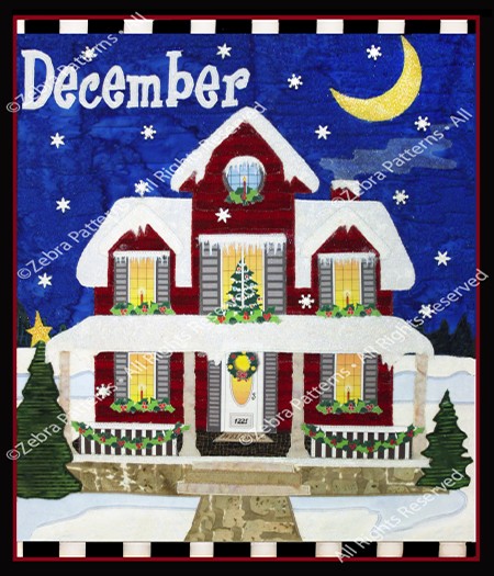 HOLIDAY HOUSE MONTH: DECEMBER BY DEBRA GABEL FROM ZEBRA