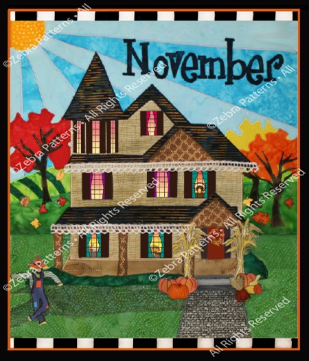 HOLIDAY HOUSE MONTH: NOVEMBER BY DEBRA GABEL FROM ZEBRA