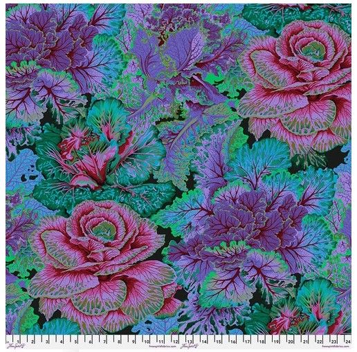 CURLY KALE by PHILIP JACOBS for KAFFE FASSETT from FREE SPIRIT