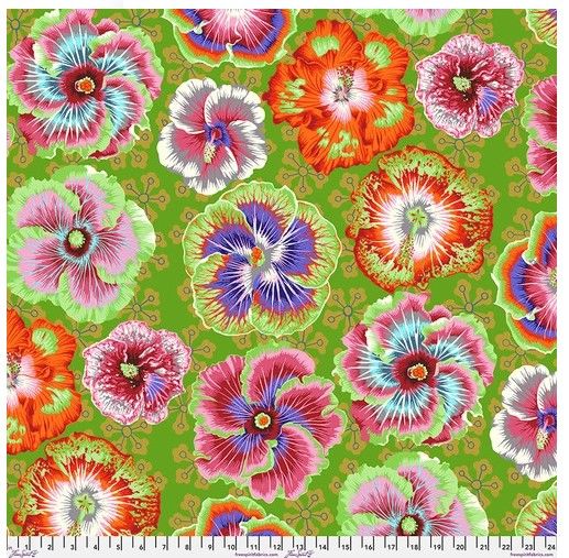 FLOATING HIBISCUS by PHILIP JACOBS KAFFE FASSETT FREE SPIRIT