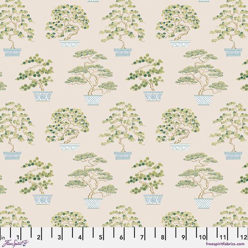 WATER GARDEN BY SANDERSON FROM FREE SPIRIT FABRIC