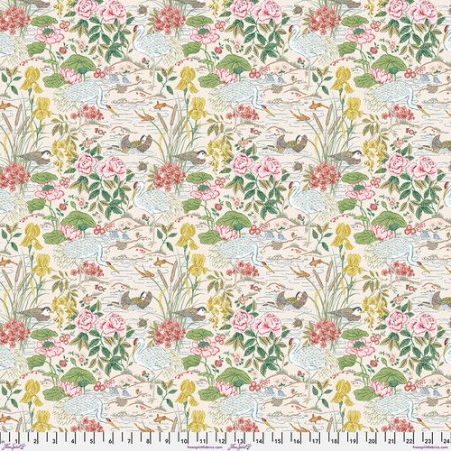 WATER GARDEN BY SANDERSON FROM FREE SPIRIT FABRIC