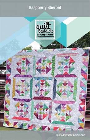 RASPBERRY SHERBET BY STEPHANIE SOEBBING QUILT ADDICTS ANONYMOUS