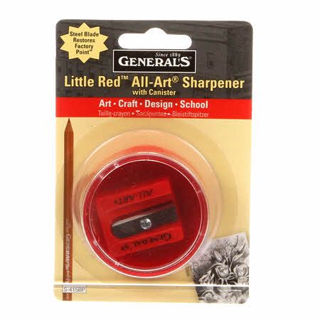 GENERAL\\\'S LITTLE RED ALL-ART SHARPENER WITH CANISTER