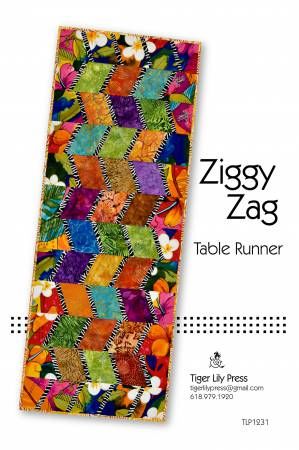 ZIGGY ZAG TABLE RUNNER PATTERN