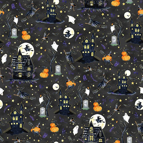 HAPPY HAUNTING FROM HOFFMAN FABRICS