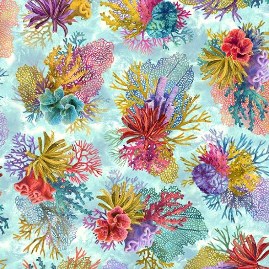 TIDES OF COLOR FROM HOFFMAN FABRIC